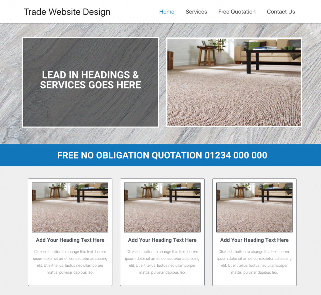 Website Design Example